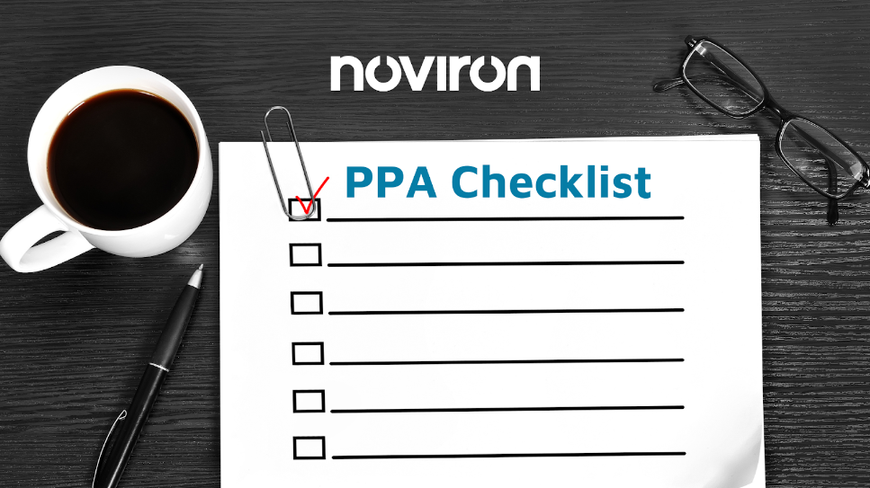 PPA checklist
